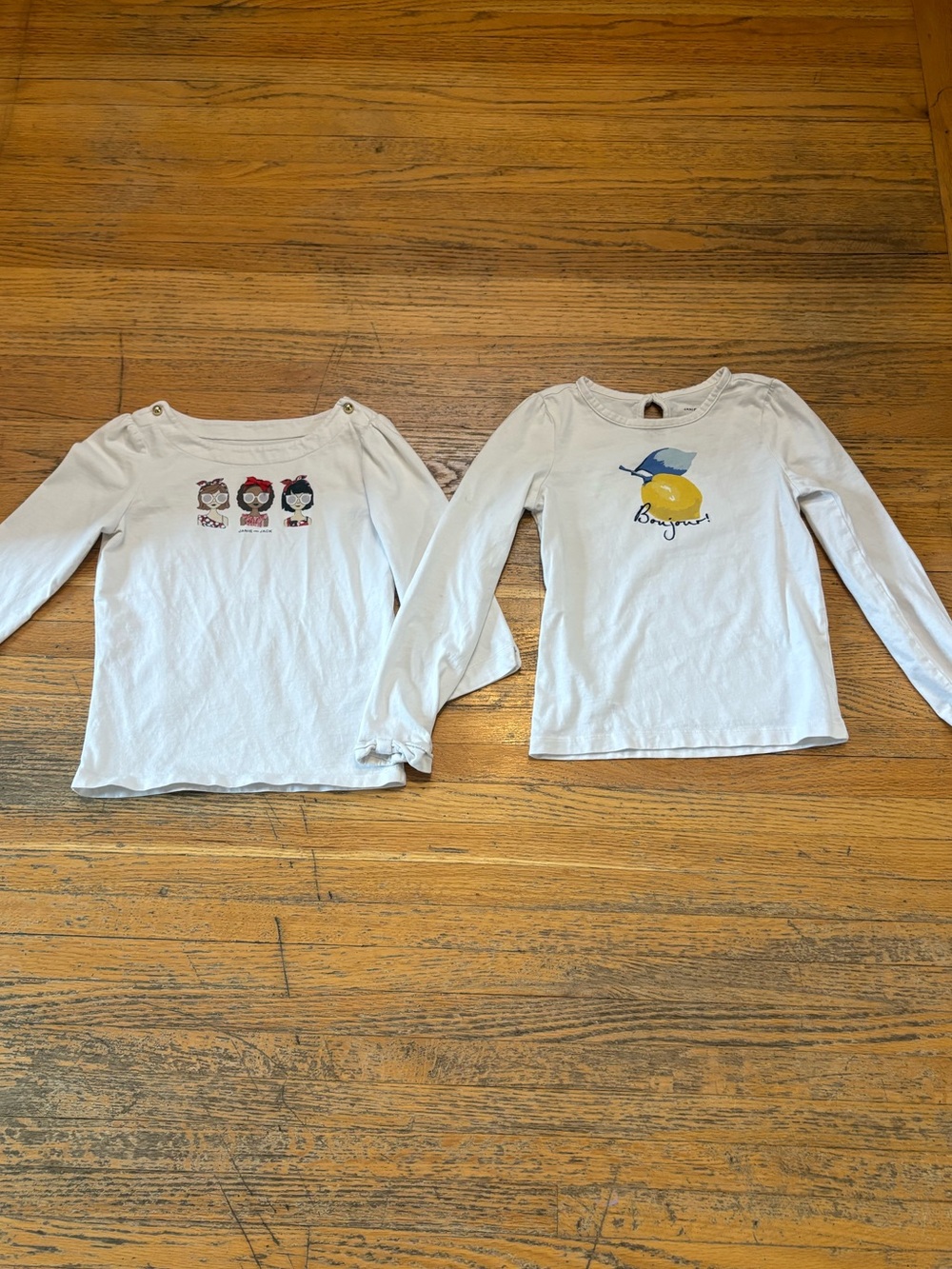 Janie and Jack little girl cotton shirts.